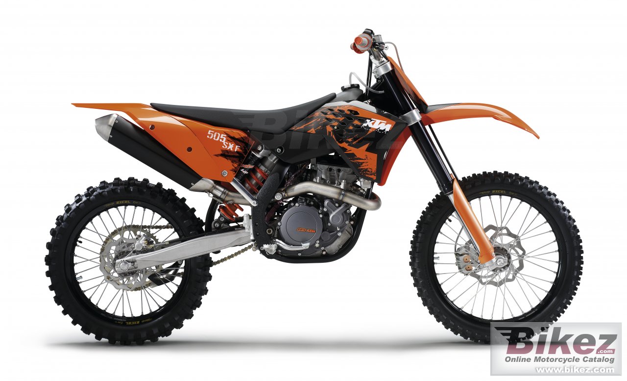 Big KTM 505 sx f picture and wallpaper from Bikez.com